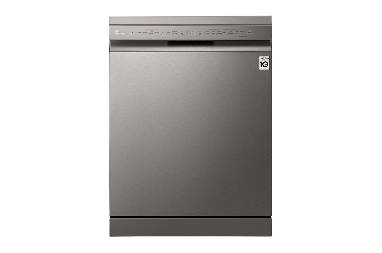 LG Máquina de Lavar Loiça | 14 conjuntos | Etiqueta energética B | QuadWash™ | EasyRack™ | TrueSteam™ | Abertura automática de porta, DF365FPS