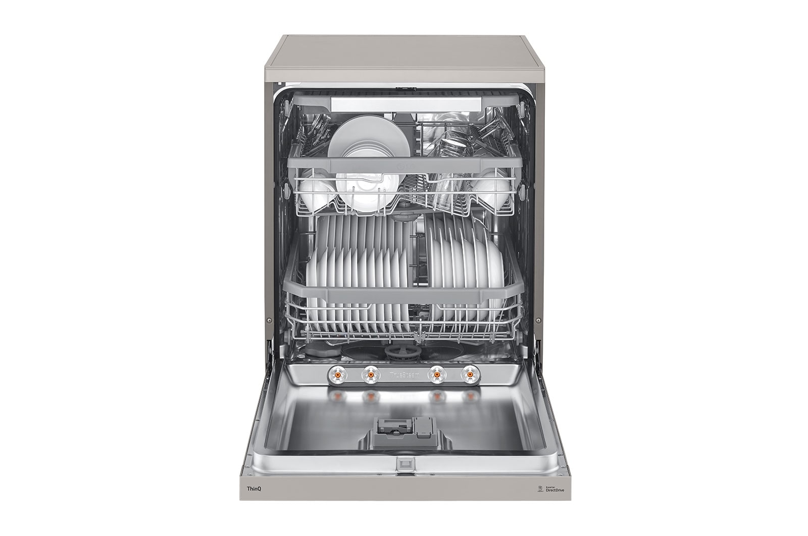 LG Máquina de Lavar Loiça | 14 conjuntos | Etiqueta energética B | QuadWash™ | EasyRack™ | TrueSteam™ | Abertura automática de porta, DF365FPS