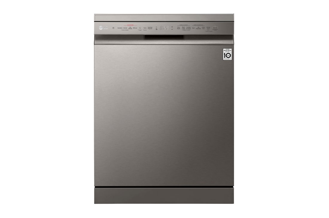 LG Máquina de Lavar Loiça | 14 conjuntos | Etiqueta energética B | QuadWash™ | EasyRack™ | TrueSteam™ | Abertura automática de porta, DF365FPS