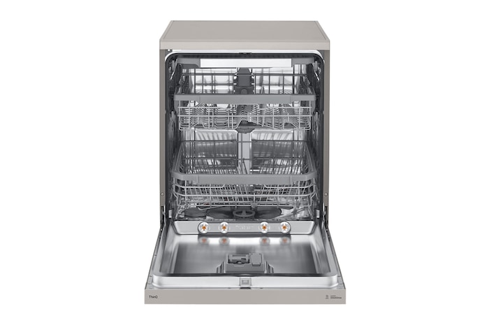 LG Máquina de Lavar Loiça | 14 conjuntos | Etiqueta energética B | QuadWash™ | EasyRack™ | TrueSteam™ | Abertura automática de porta, DF365FPS