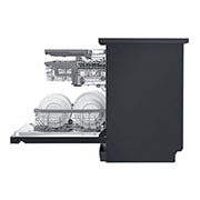 LG Máquina de lavar loiça LG DF425HMS, QuadWash™, 3 cestos reguláveis, eficiência energética D, TrueSteam™, abertura de porta automática, preto mate, DF425HMS