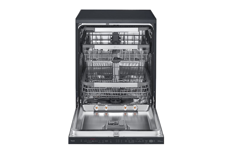 LG Máquina de Lavar Loiça | 14 conjuntos | Etiqueta energética C | QuadWash™ | EasyRack™ | TrueSteam™ | Abertura automática de porta, DF455HMS