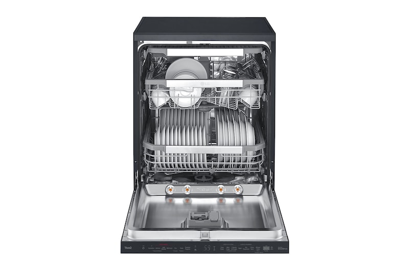 LG Máquina de Lavar Loiça | 14 conjuntos | Etiqueta energética C | QuadWash™ | EasyRack™ | TrueSteam™ | Abertura automática de porta, DF455HMS