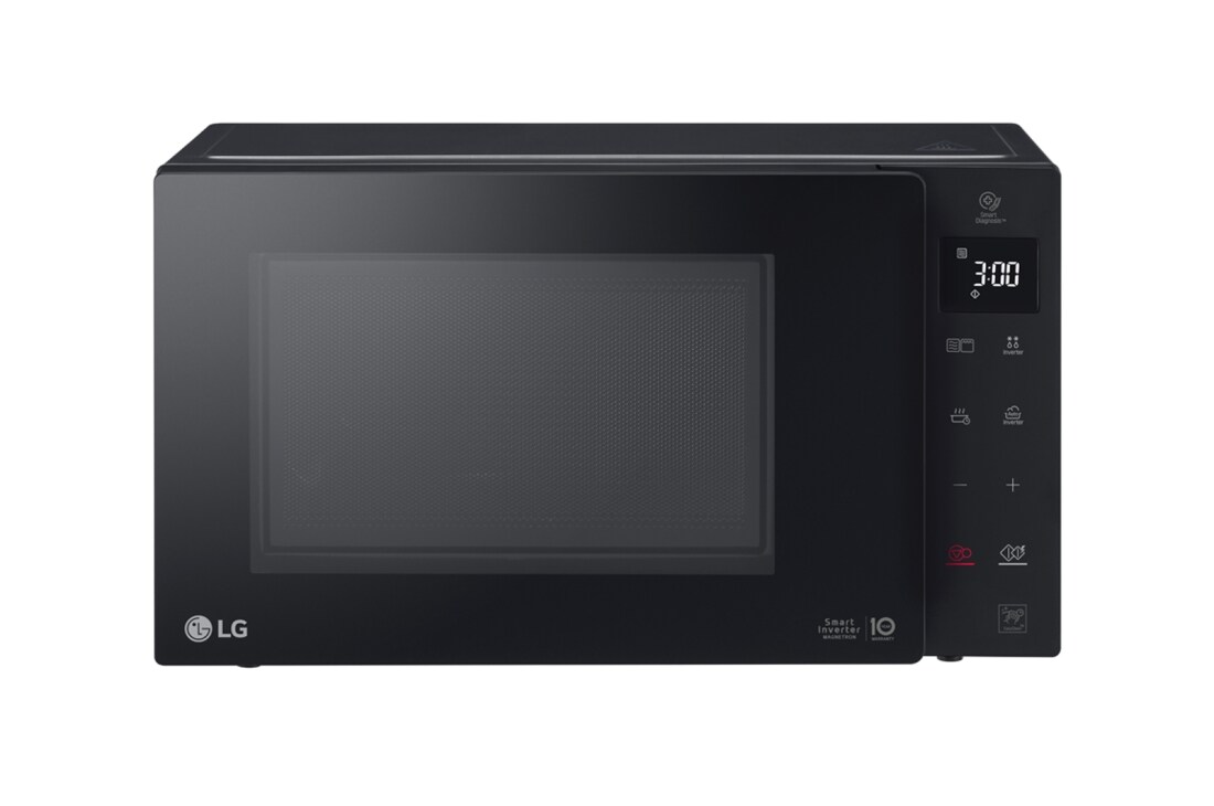 LG Micro-ondas com grill LG NeoChef™ MH6336GIB, 23 litros, 1000 W, Smart Inverter, EasyClean™, preto, MH6336GIB