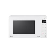Vista frontal de Micro-ondas com grill LG NeoChef™ MH6336GIH, 23 litros, 1000 W, Smart Inverter, EasyClean™, branco MH6336GIH