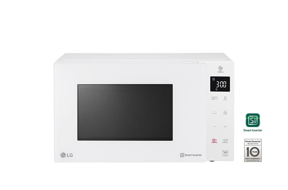 LG Micro-ondas com grill LG NeoChef™ MH6535GDH, 25 litros, 1000 W, Smart Inverter, EasyClean™, branco, MH6535GDH