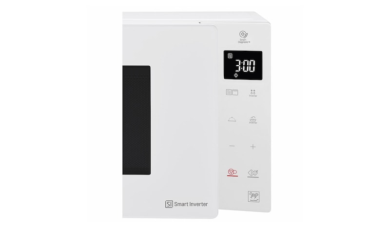 LG Micro-ondas com grill LG NeoChef™ MH6535GDH, 25 litros, 1000 W, Smart Inverter, EasyClean™, branco, MH6535GDH