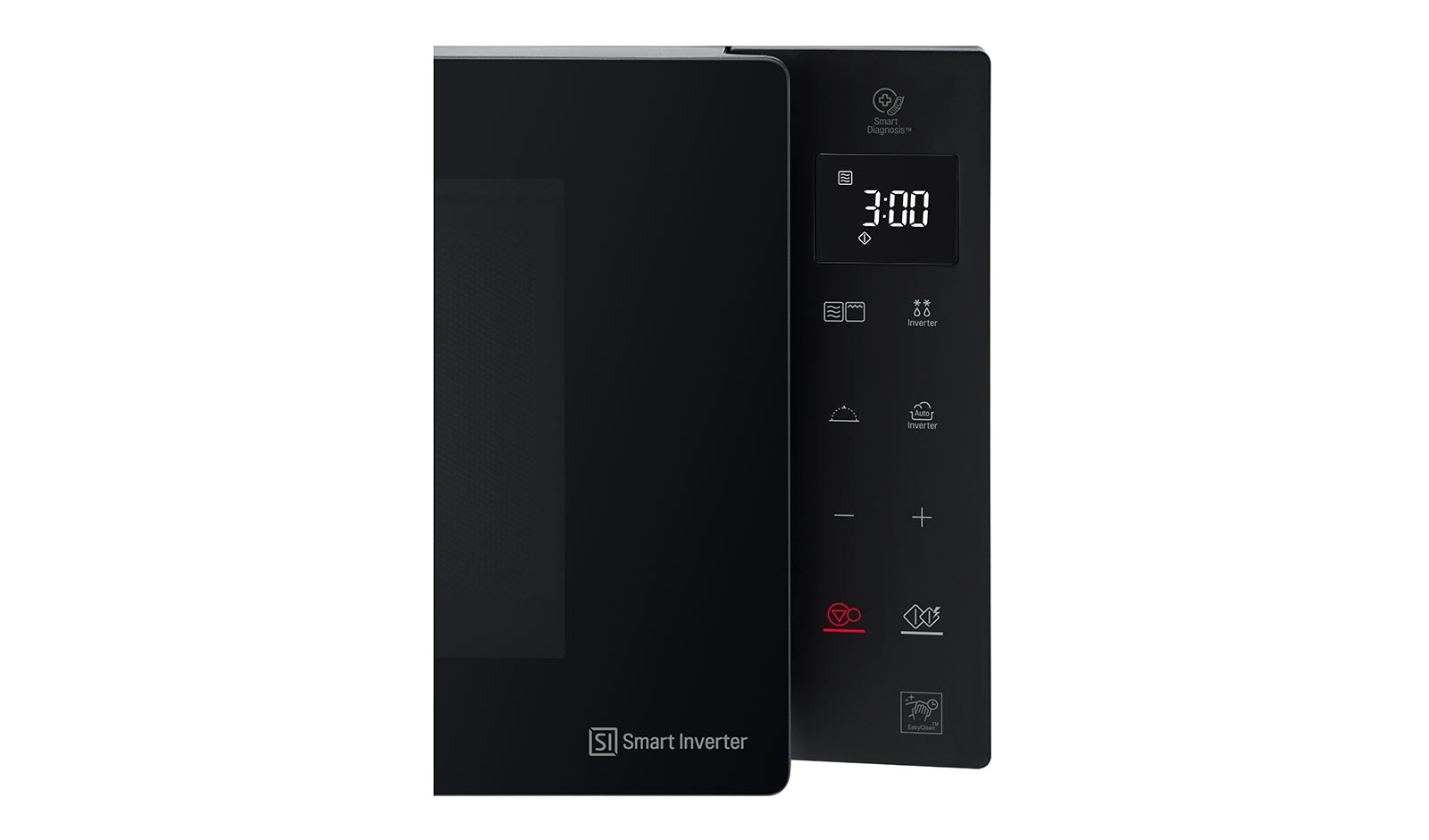 LG Micro-ondas com grill LG NeoChef™ MH6535GDS, 25 litros, 1000 W, Smart Inverter, EasyClean™, preto, MH6535GDS