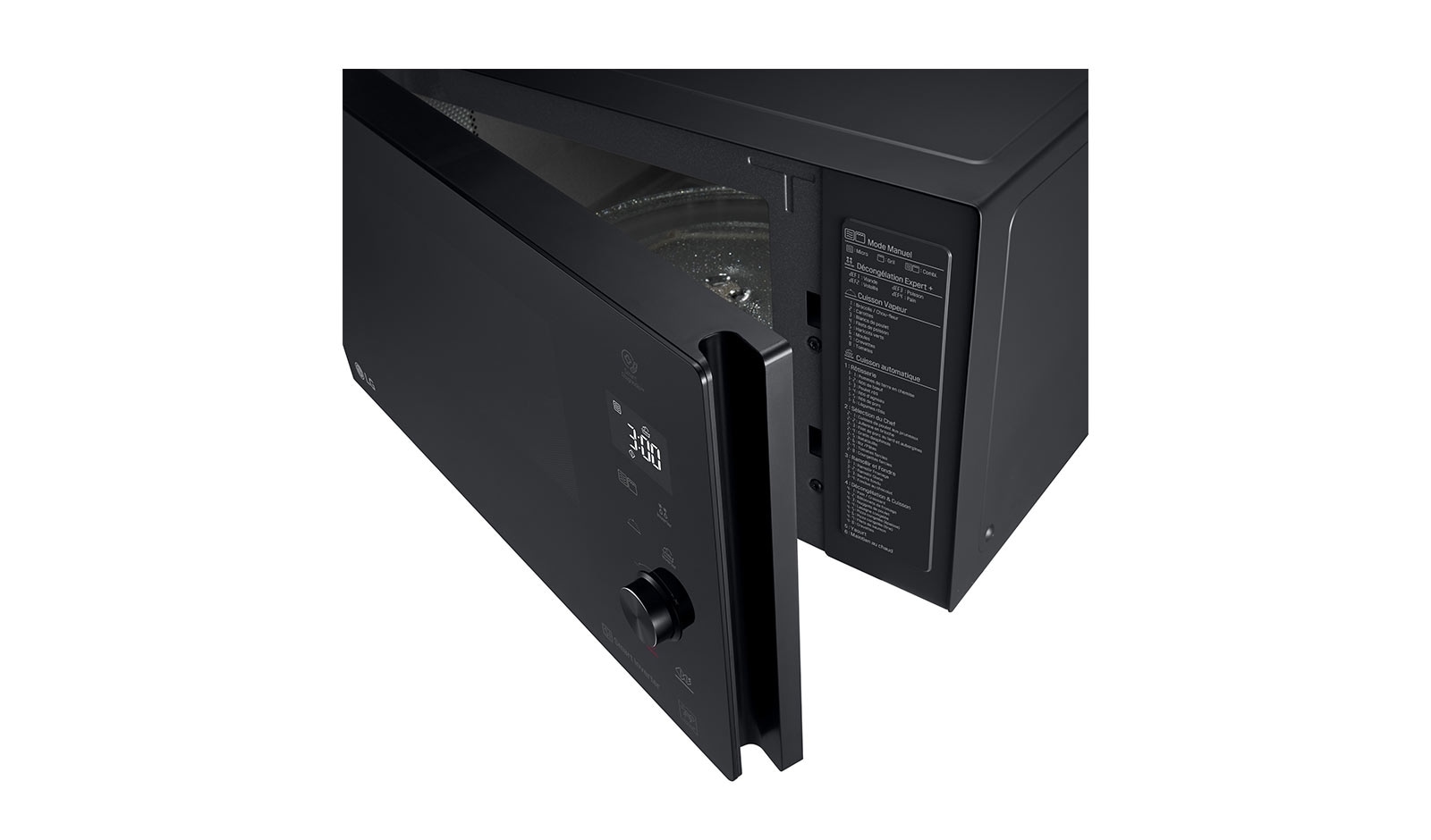 LG Micro-ondas com grill LG NeoChef™ MH7265DPS, 32 litros, 1200 W, Smart Inverter, EasyClean™, preto, MH7265DPS