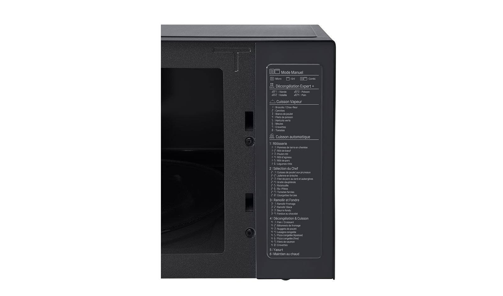 LG Micro-ondas com grill LG NeoChef™ MH7265DPS, 32 litros, 1200 W, Smart Inverter, EasyClean™, preto, MH7265DPS