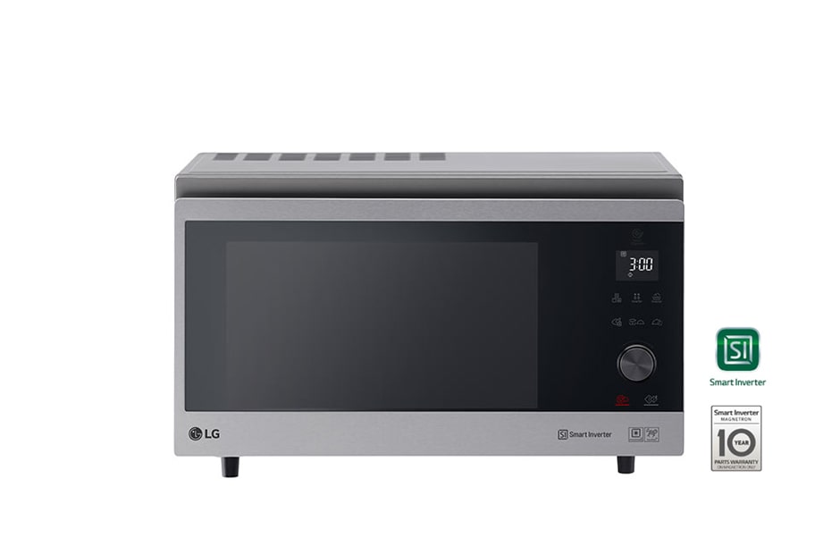 LG Micro-ondas de convecção LG NeoChef™ MJ3965ACS, 39 litros, 1100 W, Smart Inverter, EasyClean™, inox, MJ3965ACS