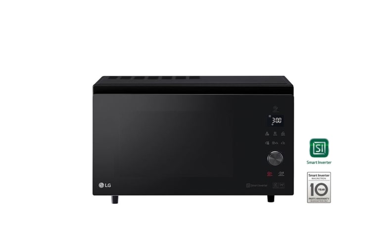 Vista frontal de Micro-ondas de convecção | 39 L | 1100 W | Smart Inverter | EasyCLean™ MJ3965BPS
