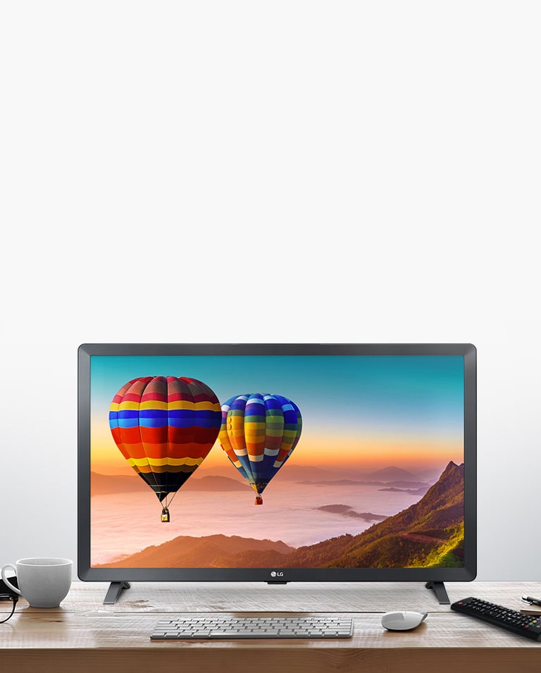 Desfrute de uma televisão e monitor em simultâneo