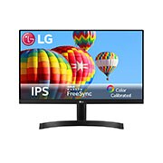 Vista frontal de Monitor IPS Full HD de 22&#34; com design praticamente sem moldura em 3 lados  22MK600M-B