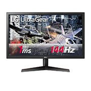 Vista frontal de Monitor Gaming UltraGear™ 23.6&#34; com 144Hz e Black Stabilizer 24GL600F-B