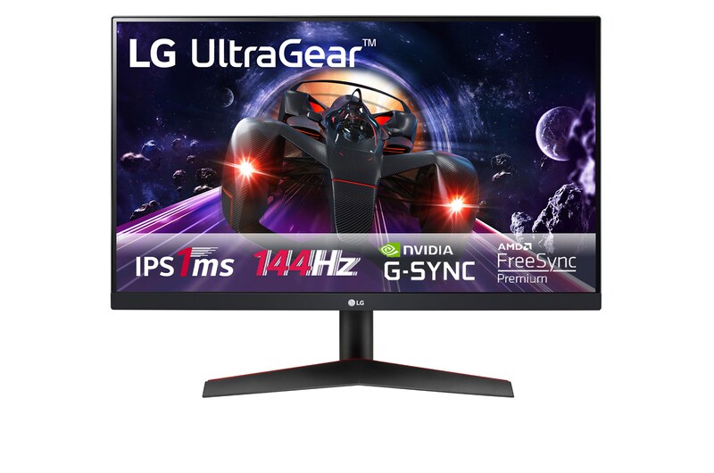 LG Monitor LG UltraGear™ Full HD IPS 1ms (GtG) de 23,8 polegadas, 24GN600-B