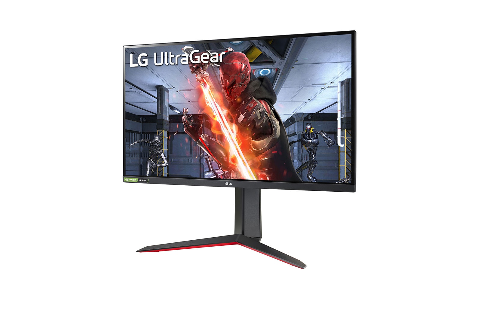 LG Monitor de jogo Full HD IPS 1ms (GtG) UltraGear™ de 27” com NVIDIA® compatível com G-SYNC®, 27GN650-B