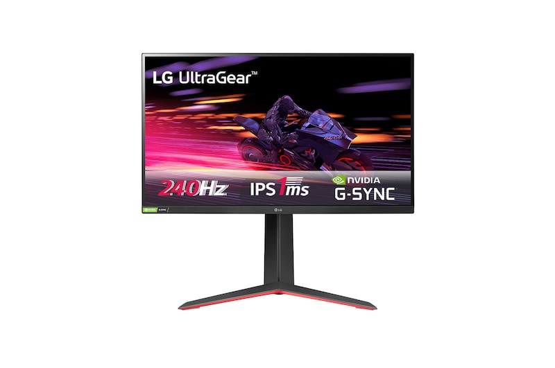 LG Monitor Gaming UltraGear™ 27” Full HD 240Hz IPS 1ms (GtG) com compatibilidade NVIDIA® G-SYNC®, 27GP750-B