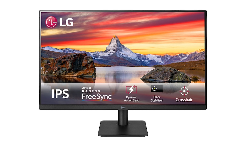 LG Monitor Full HD IPS de 27" com design praticamente sem moldura em 3 lados, 27MP400-B