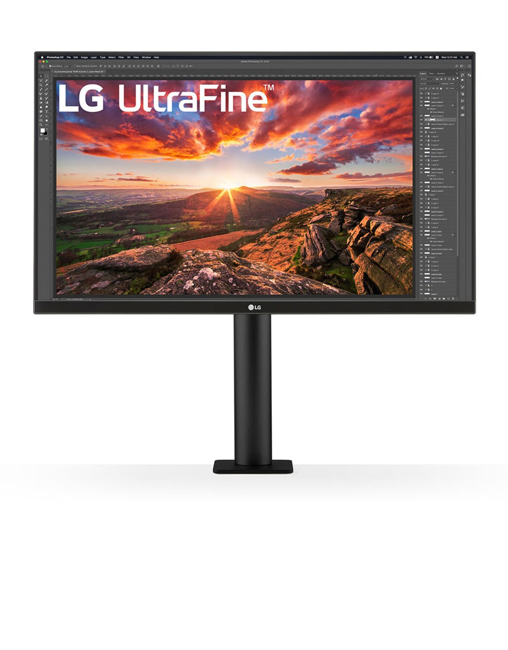 Monitor IPS Ergo UHD 4K de 27" com USB Type-C™ - 27UN880-B | LG PT
