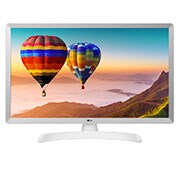 Vista frontal de Monitor TV de 28" com um amplo ângulo de visão 28TN515V-WZ