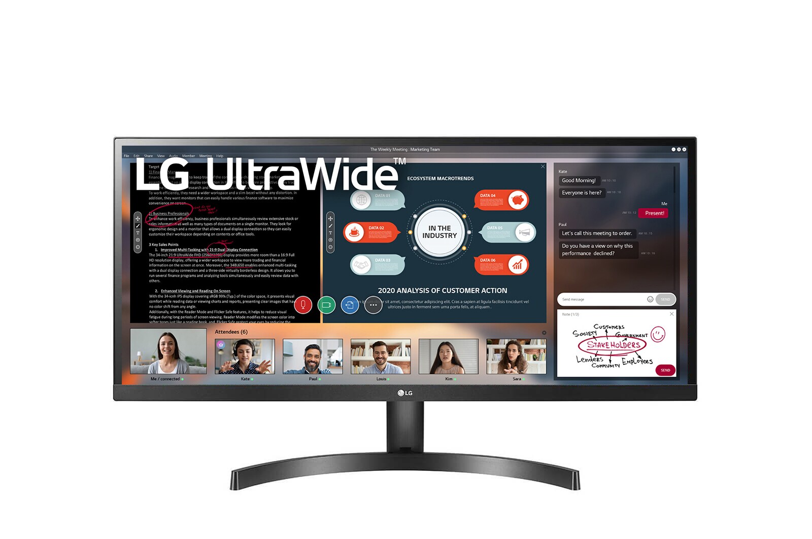 LG Monitor LED IPS Full HD UltraWide™ 21:9 de 29", 29WL500-B