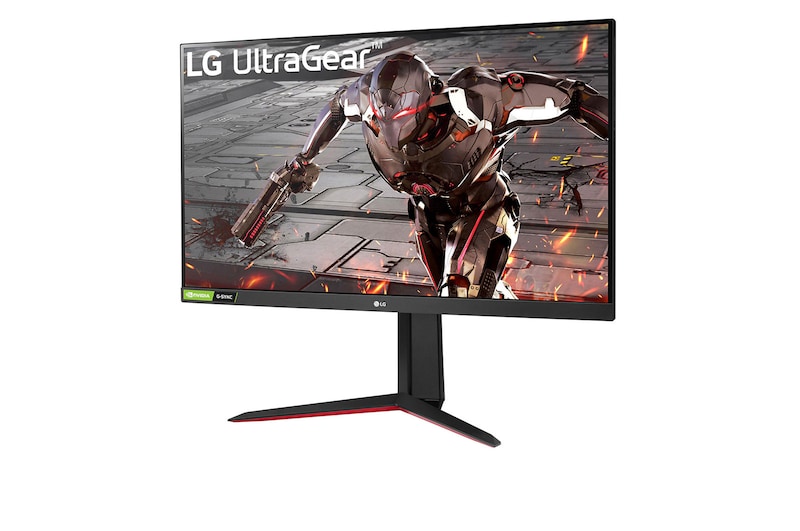 LG Monitor de jogo Full HD ﻿UltraGear™ de 31,5" com 165 Hz, MBR de 1 ms e compatível com NVIDIA® G-SYNC®, 32GN550-B