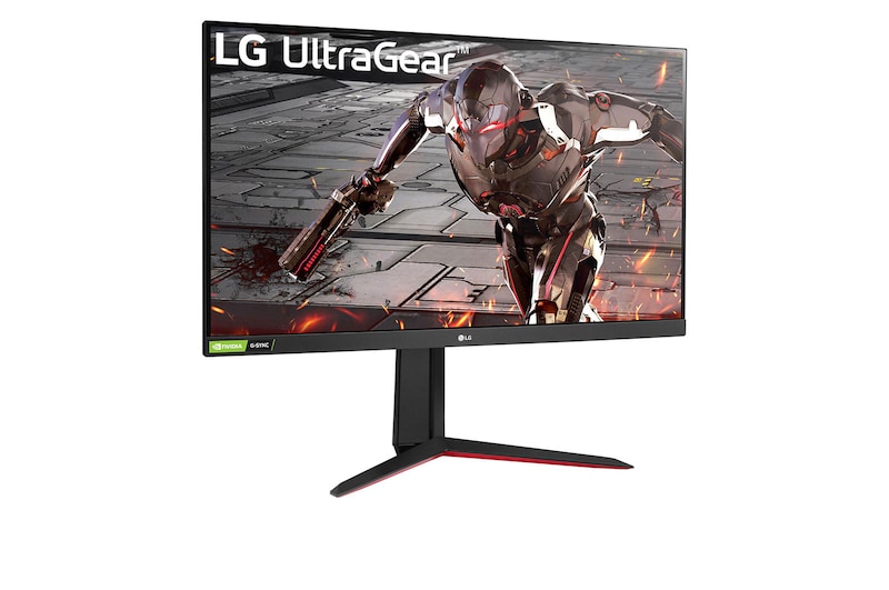 LG Monitor de jogo Full HD ﻿UltraGear™ de 31,5" com 165 Hz, MBR de 1 ms e compatível com NVIDIA® G-SYNC®, 32GN550-B