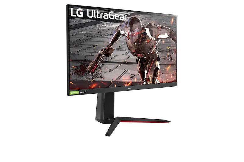 LG Monitor de jogo Full HD ﻿UltraGear™ de 31,5" com 165 Hz, MBR de 1 ms e compatível com NVIDIA® G-SYNC®, 32GN550-B