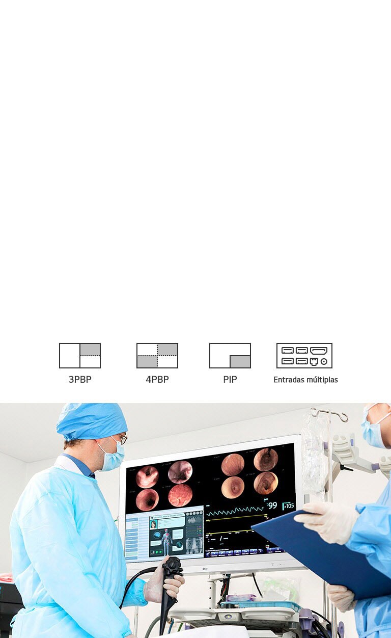 Vários sinais num único ecrã