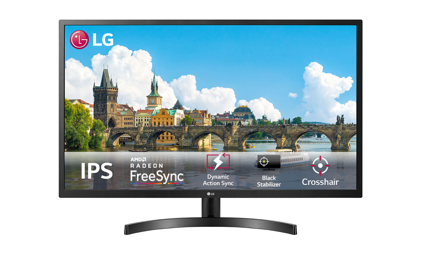 Vista frontal de Monitor IPS Full HD de 31,5&#34; com AMD FreeSync™ 32MN500M-B