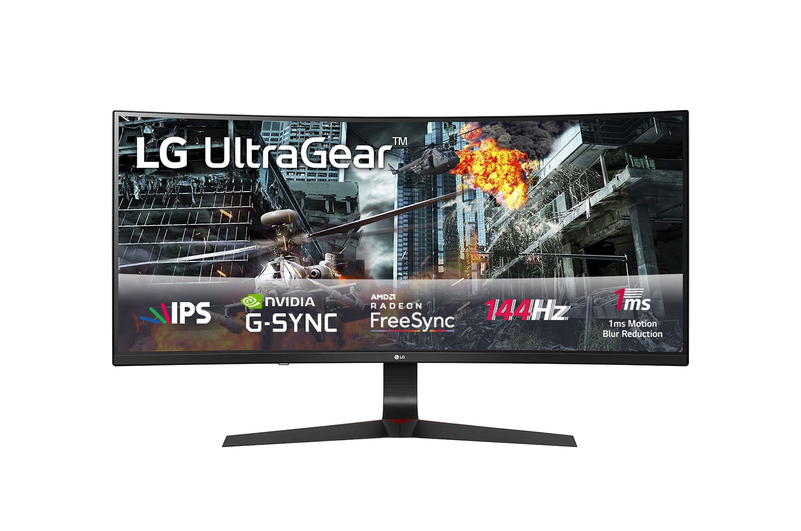 Vista frontal de Monitor Gaming UltraGear™ de 34&#34; compatível com G-Sync® 34GL750-B
