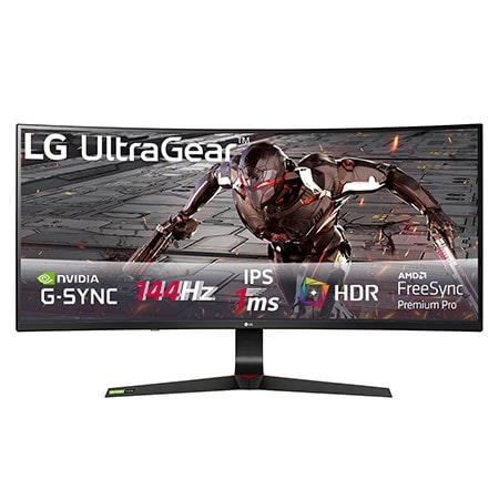 Monitor de jogo curvo IPS Full HD UltraGear™ de 34” com NVIDIA