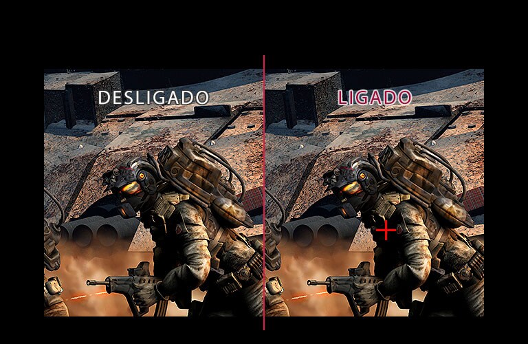 Mira: DESLIGADO VS. LIGADO