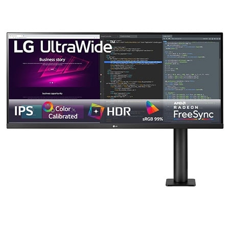 Monitor Ergo LG UltraWide™ QHD IPS HDR - 34WN780-B | LG PT