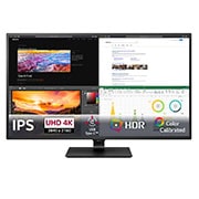 Vista frontal de Monitor IPS UHD 4K de 42,5 polegadas 43UN700-B
