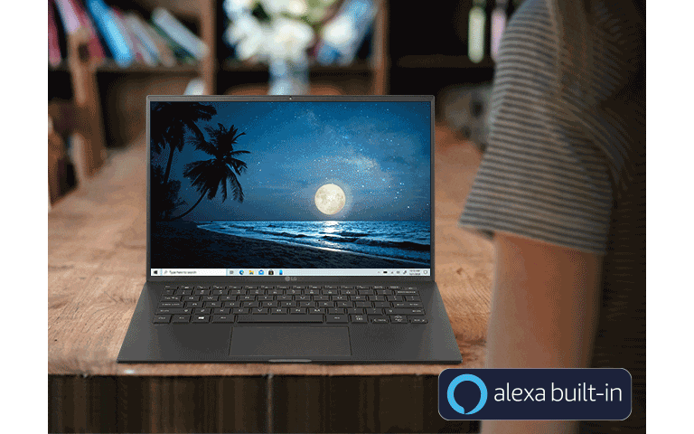 Alexa incorporada para a sua conveniência