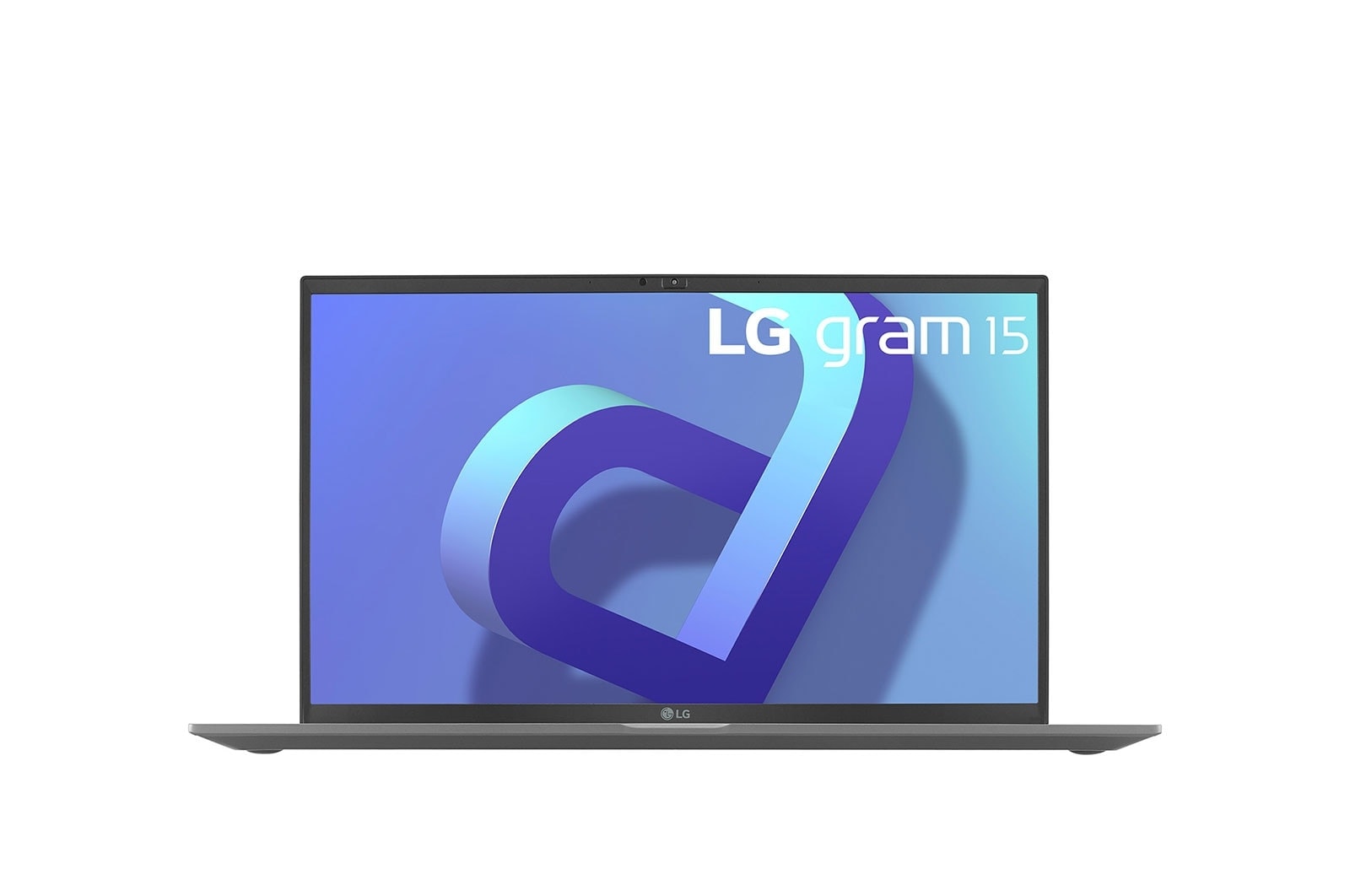 Vista frontal de Portátil LG gram Ultraleve com ecrã 15&#34; IPS e Plataforma Intel® Evo™ 15Z90Q-G.AA56P