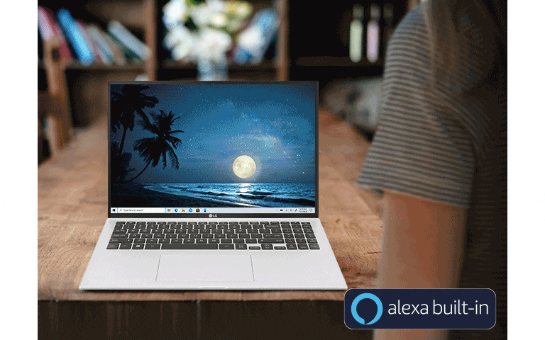 Alexa incorporada para a sua conveniência