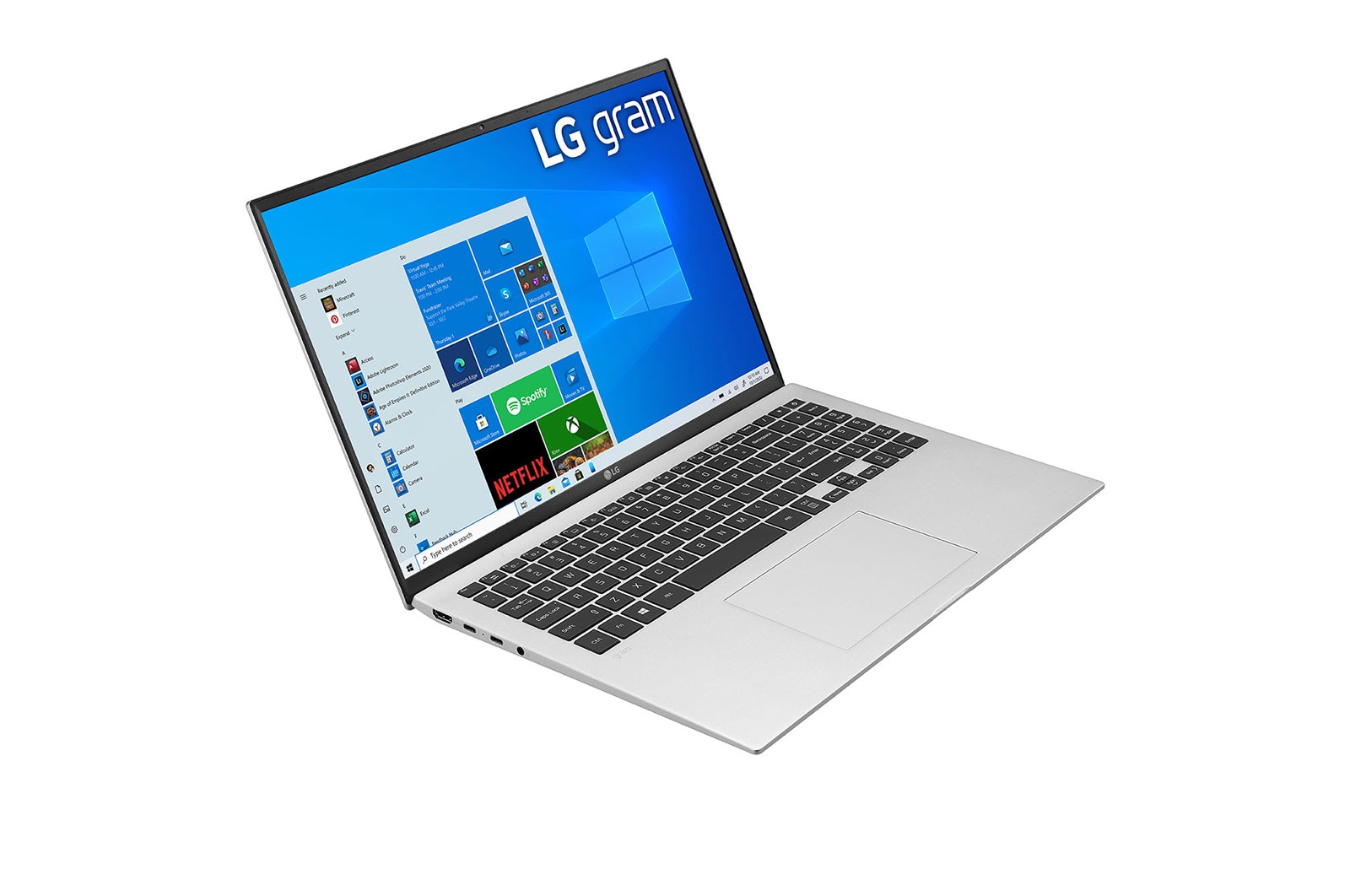LG Portátil LG gram Ultraleve com ecrã 16" 16:10 IPS e Plataforma Intel® Evo™, 16Z90P-G.AA72P