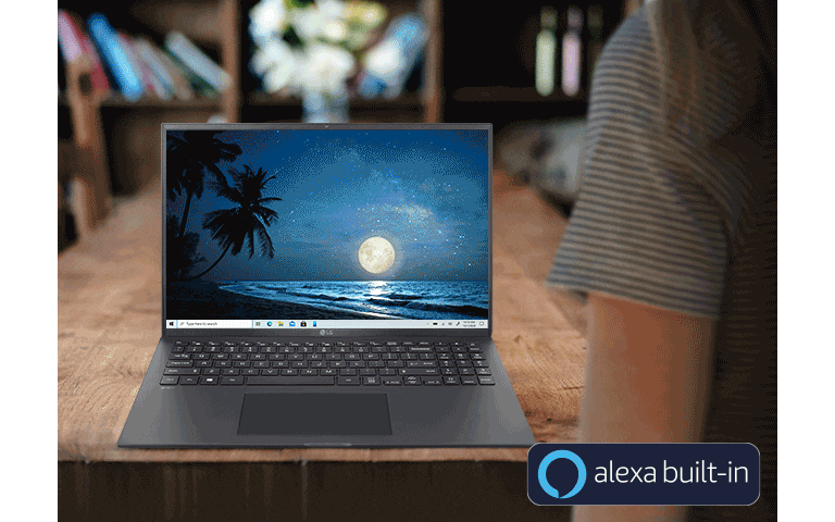 Alexa incorporada para a sua conveniência