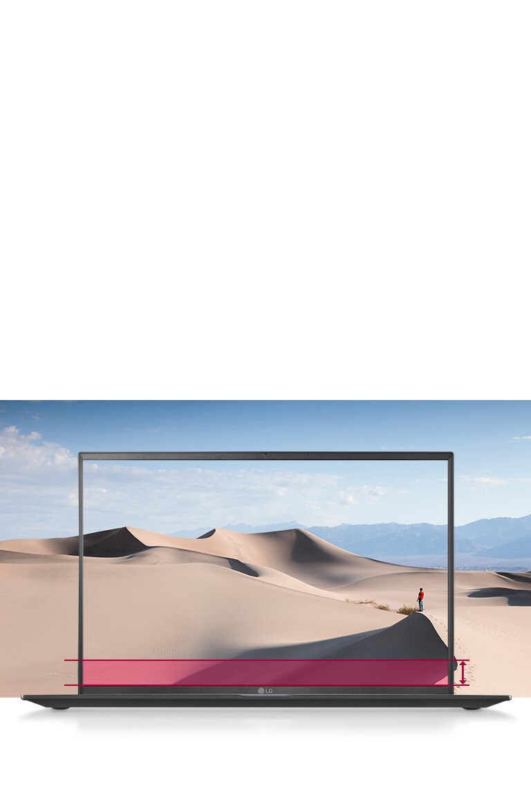 16:10 um ecrã grande que lhe permite ver mais e melhor o seu trabalho de edição de vídeo sem ter que deslizar o seu ecrã para baixo