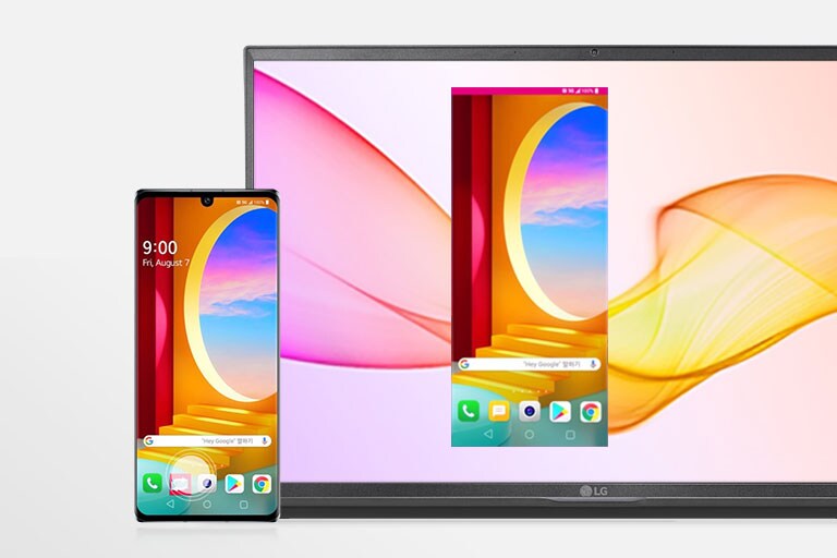 A Virtoo by LG App permite-lhe colocar o seu smartphone no LG gram