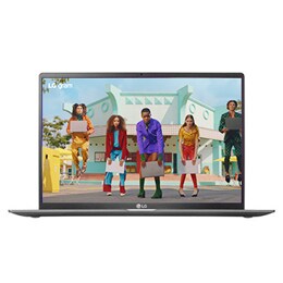 Vista frontal de LG gram 17 ultraleve 17Z90N-V.AP79P