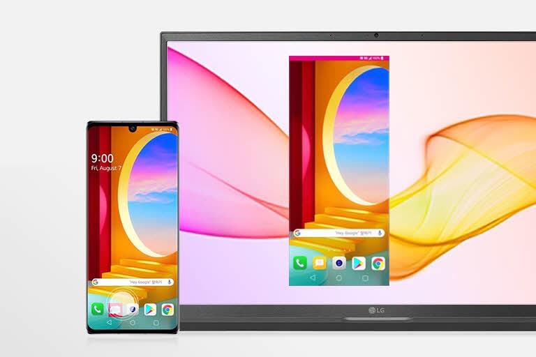 A Virtoo by LG App permite-lhe colocar o seu smartphone no LG gram