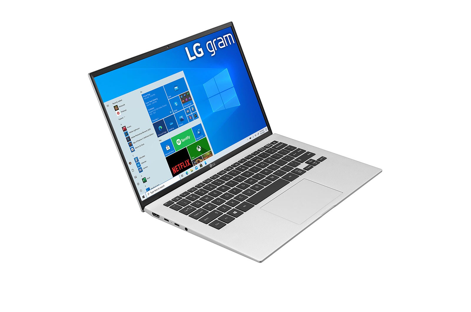 LG Portátil LG gram Ultraleve com ecrã 17'' 16:10 IPS e Plataforma Intel® Evo™, 17Z90P-G.AA75P