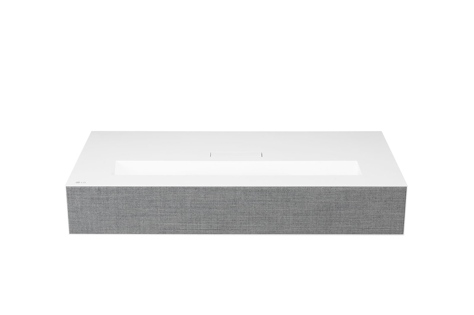 Vista frontal de LG CineBeam Laser 4K AI ThinQ HU85LS