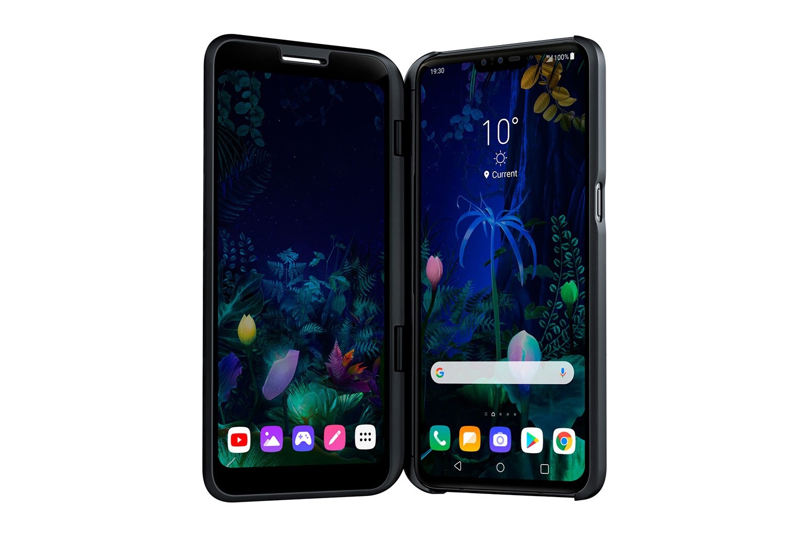 Vista frontal de LG Dual Screen LMV505N