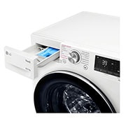 Máquina de lavar e secar roupa LG F4DR7510SGH, 10/6 kg, eficiência  energética A-10%/D, 1400 r.p.m., AI DD™, Steam™, TurboWash360™, EcoHybrid™,  branco