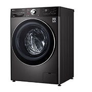 LG Máquina de lavar e secar roupa LG F4DV9510P2B, 10,5/7 kg, eficiência energética A/E, 1400 r.p.m., AI DD™, Steam+™, TurboWash360™, ezDispense™, EcoHybrid™, preto, F4DV9510P2B